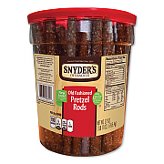 Snyder's Old Fashioned Pretzel Rods, Salted, 27 oz Barrel (SNY087550)