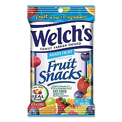 Welch's Fruit Snacks, Mixed Fruit, 5 oz Pouch, 12/Carton (WELPIM05098)