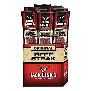 Jack Links Beef Steak, Original, 1 oz, 12/Box (JCK02027)