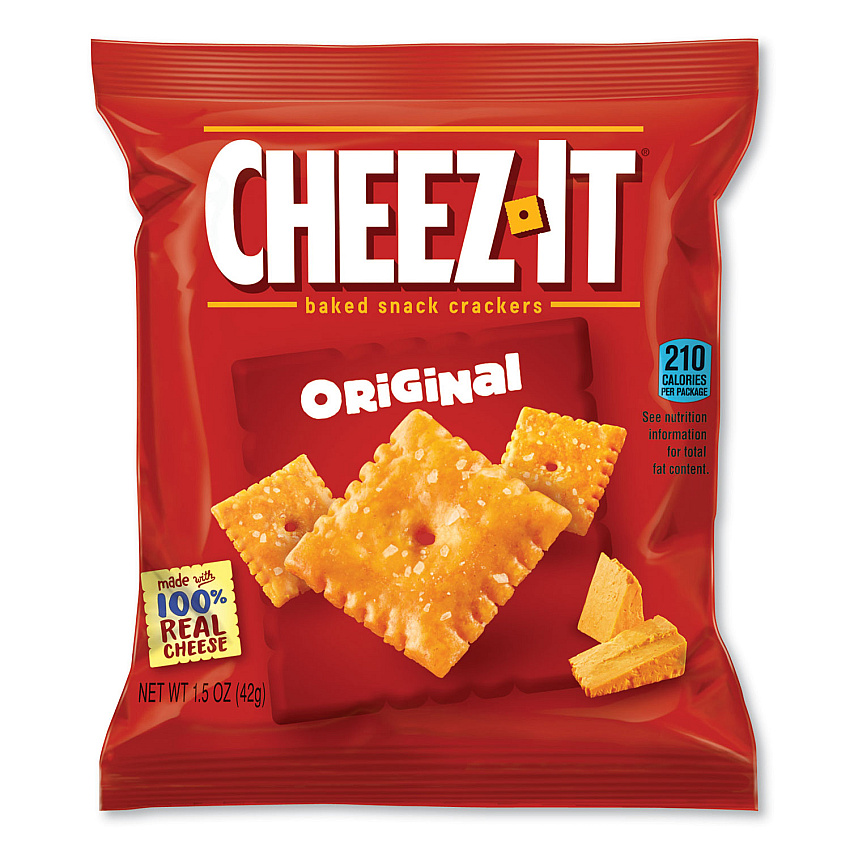 Sunshine Cheez-It Crackers, Orginal, 1.5 oz, 8/Box (KEB12234)
