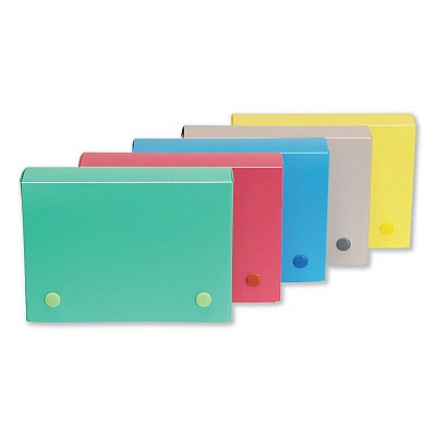 C-Line Index Card Case, Holds 200 4 x 6 Cards, 6.38 x 1.88 x 4.63, Polypropylene, Assorted Colors (CLI58046)