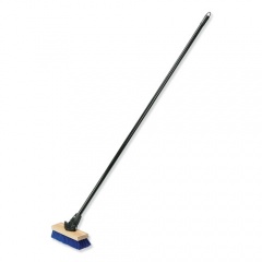 AbilityOne 7920016827630 SKILCRAFT FlexSweep Broom, 59" Metal Handle, Black/Blue