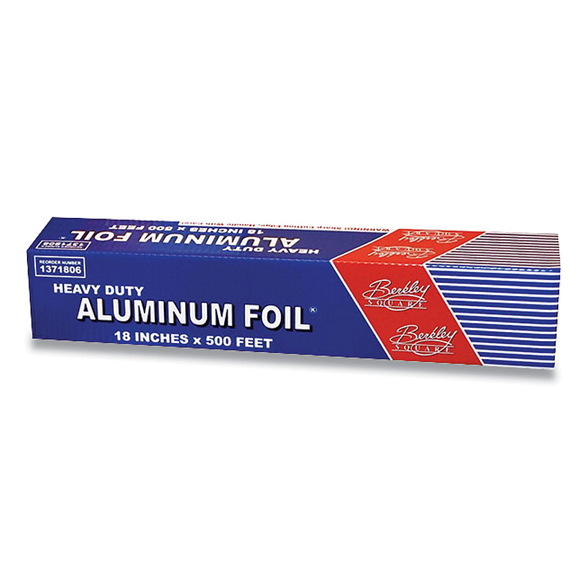 Berkley Square Heavy Duty Aluminum Foil Roll, 18" x 500 ft (BSQ1371806)