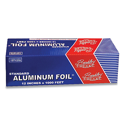 Berkley Square Standard Aluminum Foil Roll, 12" x 1,000 ft (BSQ1371210)