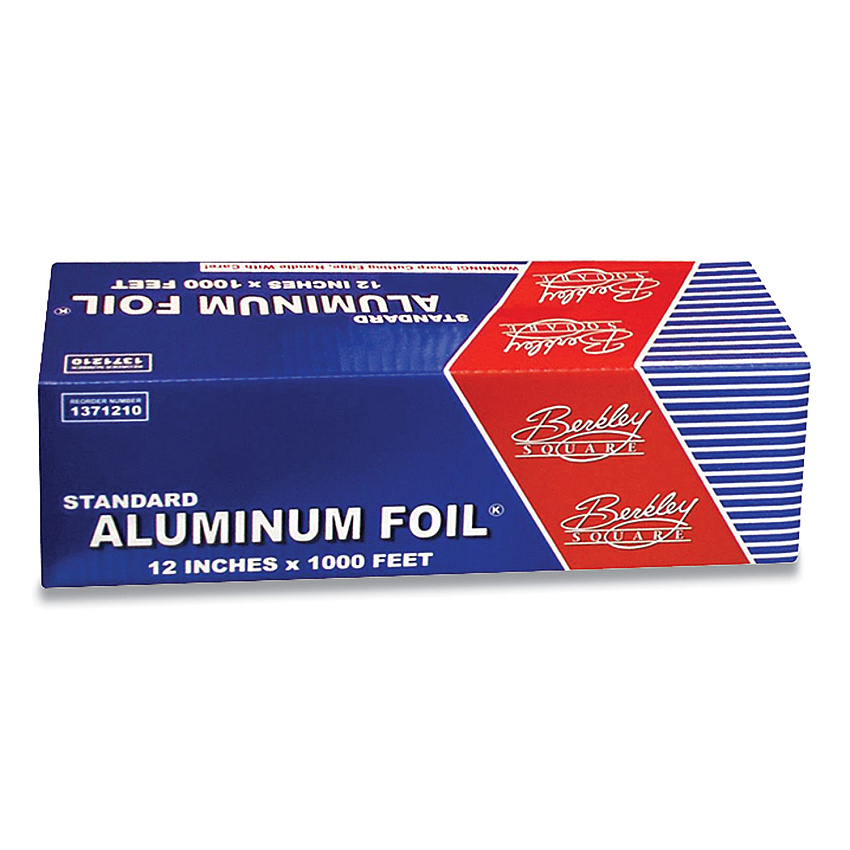 Berkley Square Standard Aluminum Foil Roll, 12" x 1,000 ft (BSQ1371210)
