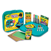 Crayola Create N' Carry Case, Combo Art Storage Case and Lap Desk, 75 Pieces (CYO046814)