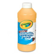 Crayola Washable Paint, Peach, 16 Oz Bottle (542016033)