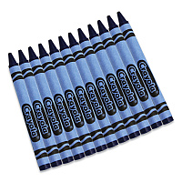 Crayola Bulk Crayons, Blue, 12/Box (CYO520836042)