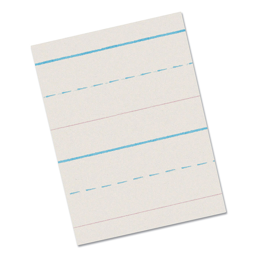 Pacon Multi-Program Handwriting Paper, 30 lb Bond Weight, 5/8" Long Rule, Two-Sided, 8.5 x 11, 500/Pack (PAC2692)