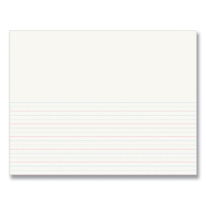 Pacon Multi-Program Picture Story Paper, 30 lb Bond Weight, 1/2" Long Rule, One-Sided, 8.5 x 11, 500/Pack (PAC2693)