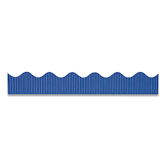 Pacon Bordette Decorative Border, 2.25" x 50 ft, Rich Blue (PAC37184)