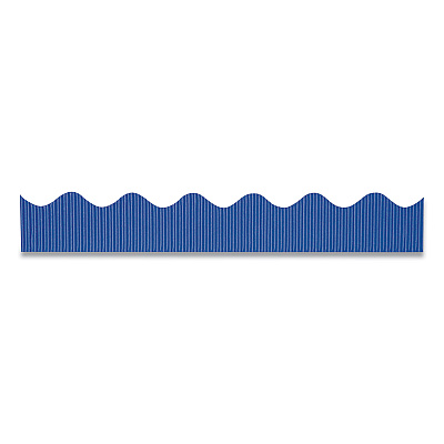 Pacon Bordette Decorative Border, 2.25" x 50 ft, Rich Blue (PAC37184)