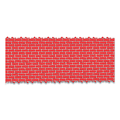 Pacon Corobuff Corrugated Paper Roll, 48" x 25 ft, Holiday Brick (PAC0012511)