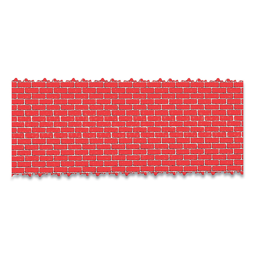 Pacon Corobuff Corrugated Paper Roll, 48" x 25 ft, Holiday Brick (PAC0012511)