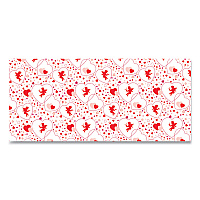 Pacon Corobuff Corrugated Paper Roll, 48" x 25 ft, Cupids Hearts (PAC0012111)