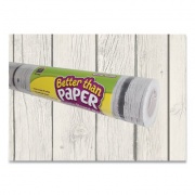 Teacher Created Resources Better Than Paper Bulletin Board Roll, 4 ft x 12 ft, White Wood (77366)