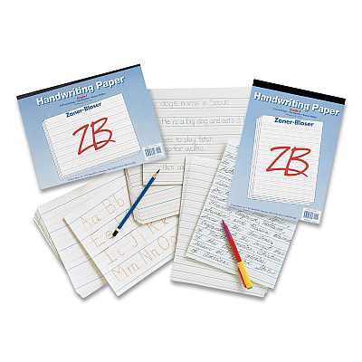 Pacon Multi-Program Handwriting Paper, 30 lb Bond Weight, 3/4" Long Rule, Two-Sided, 8 x 10.5, 500/Pack (ZNBZP2609)