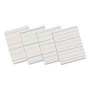 Pacon Multi-Program Handwriting Paper, 30 lb Bond Weight, 1/2" Long Rule, Two-Sided, 8 x 10.5, 500/Pack (ZNBZP2612)