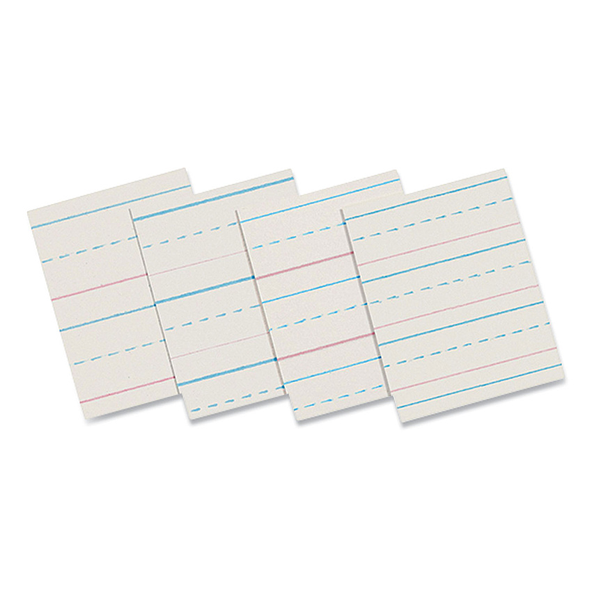 Pacon Multi-Program Handwriting Paper, 30 lb Bond Weight, 1/2" Long Rule, Two-Sided, 8 x 10.5, 500/Pack (ZNBZP2612)