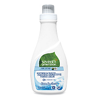 Seventh Generation Natural Liquid Fabric Softener, Free and Clear, 42 Loads, 32 oz Bottle, 6/Carton (SEV22833)