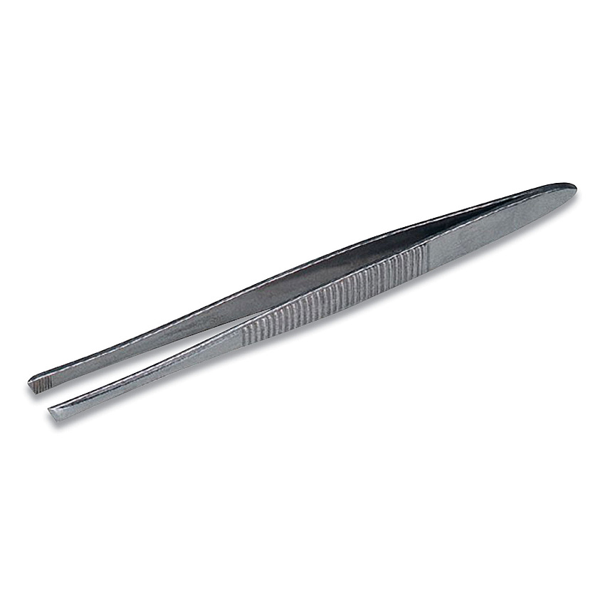 First Aid Only Tweezers, Slanted Tip, Stainless Steel, 3" (730012)