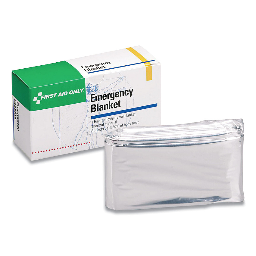 First Aid Only Aluminized Emergency Blanket, 52 x 84 (FAO21005)