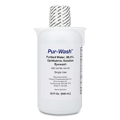 First Aid Only Pur-Wash Eye Wash, 32 oz Bottle (FAO340232)