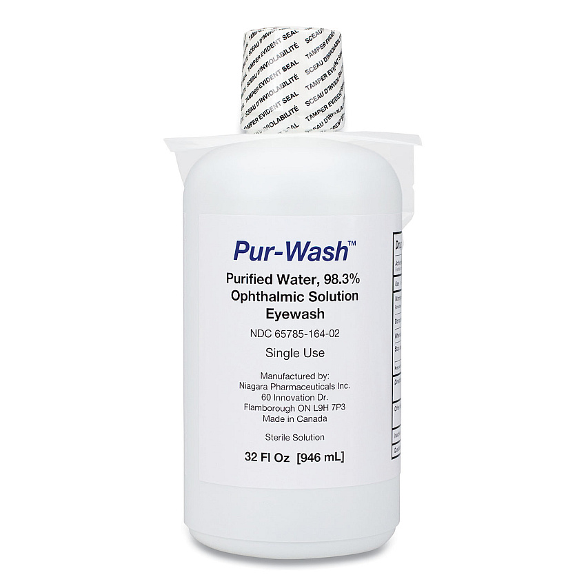 First Aid Only Pur-Wash Eye Wash, 32 oz Bottle (FAO340232)