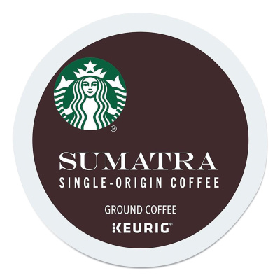 Starbucks Sumatra Coffee K-Cups, Sumatran, K-Cup, 96/Box (011111162CT)