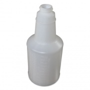 Impact Plastic Bottles with Graduations, 24 oz, Clear, 24/Carton (5024WG2491)