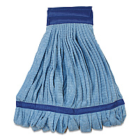 Impact Microfiber Tube Wet Mops, Large, 5" Headband, Blue, 12/Carton (IMPLF0003)