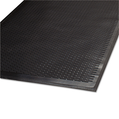 Guardian Clean Step Outdoor Rubber Scraper Mat, Polypropylene, 36 x 60, Black (MLL14030500)