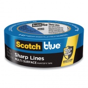 ScotchBlue Ultra Sharp Lines Multi-Surface Painter's Tape, 3" Core, 1.41" x 45 yds, Blue (209836D)