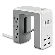 APC Essential SurgeArrest Surge Protector, Bridge Design, 6 AC Outlets/4 USB Ports, 6 ft Cord, 1,080 J, White (PE6U4W)
