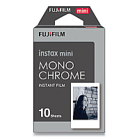 Fujifilm Monochrome Instax Film, Black and White, 10 Sheets (FUJ600017161)