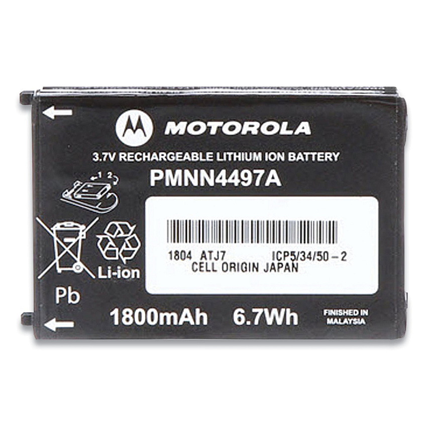 Motorola Li-Ion Battery for CLS Series Radios, 3.7 V, 1800 mAh (MRTPMNN4497)