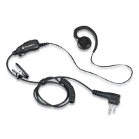 Motorola Swivel Monaural Over The Ear Earpiece with In-Line Microphone and Push-To-Talk, Black (MRTHKLN4604)