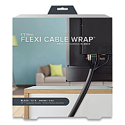 UT Wire Flexi Cable Wrap, 0.5" to 1" x 12 ft, Black (RBOUTWFCW12BK)