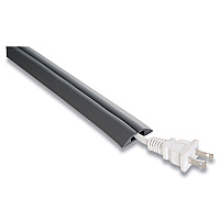 UT Wire Compact Cord Protector and Concealer, 1.6" x 5 ft, Gray (RBOUTWCPM5GY)