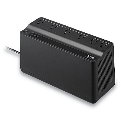 APC BN450M Back-UPS 450 VA Battery Backup System, 6 Outlets, 450 VA, 180 J