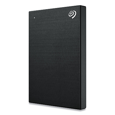 Seagate Backup Plus Slim External Hard Drive, 1 TB, USB 2.0/3.0, Black (SGTSTKB1000400)