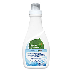 Seventh Generation Natural Liquid Fabric Softener, Free and Clear/Unscented 32 oz Bottle (SEV22833EA)