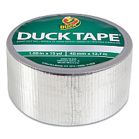 Duck Colored Duct Tape, 3" Core, 1.88" x 10 yds, Chrome (DUC280621)