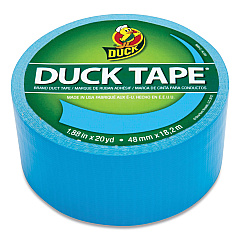 Duck Colored Duct Tape, 3" Core, 1.88" x 20 yds, Electric Blue (DUC1311000)