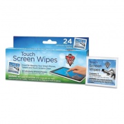 Dust-Off Touch Screen Wipes, 5 x 7.75, 24 Individual Foil Packets (DCW)