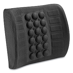 IMAK Ergo Back Support, 13.5 x 4 x 13.8, Black (IMAA30122)