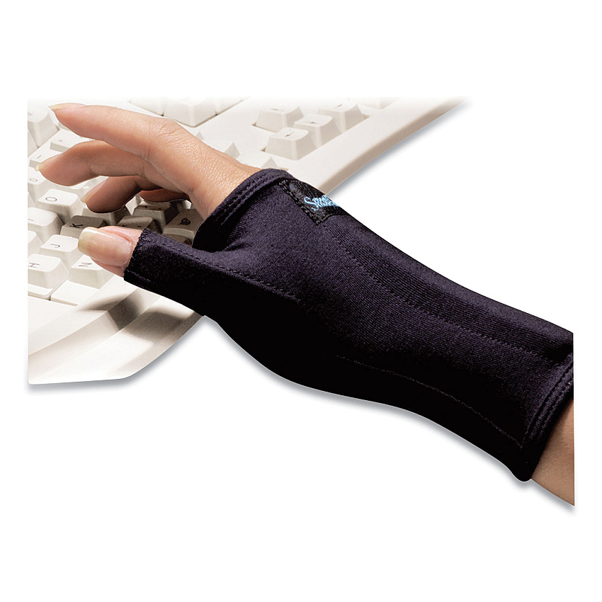 IMAK SmartGlove with Thumb Support, Medium, Fits Left Hand/Right Hand, Black (IMAA20162)