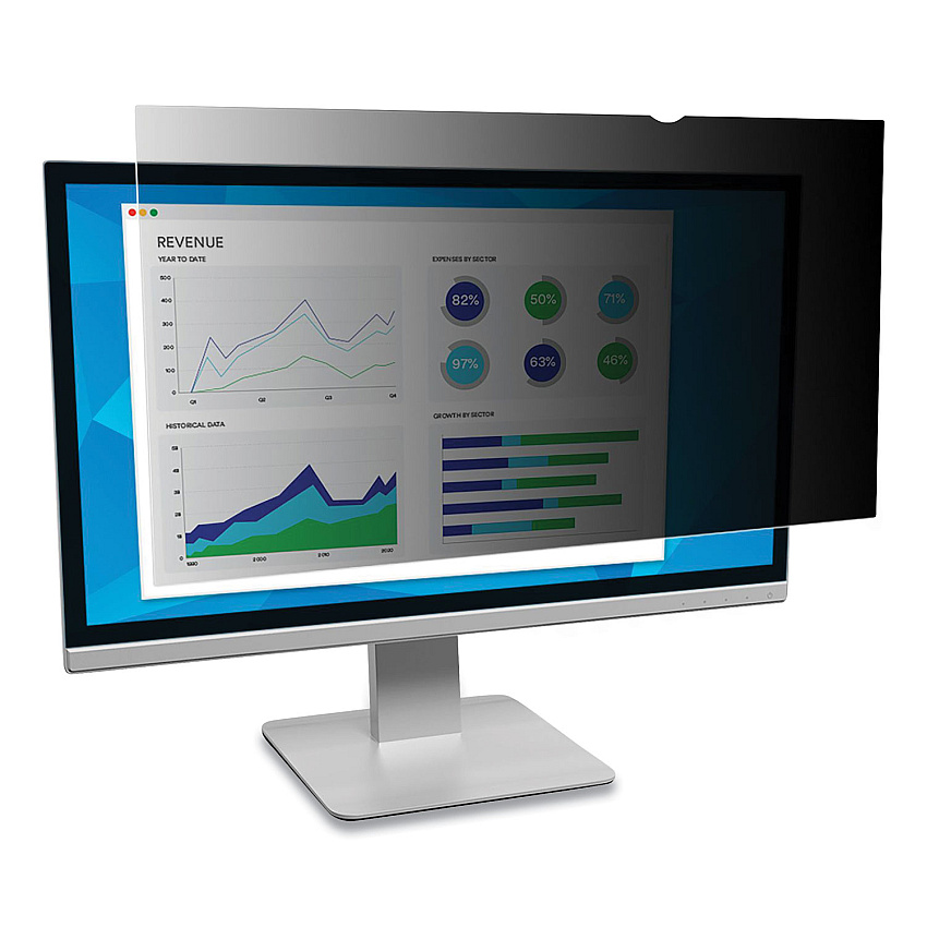 3M Frameless Blackout Privacy Filter for 19.5" Widescreen Flat Panel Monitor, 16:10 Aspect Ratio (MMMOFMDE001)