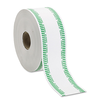 Pap-R Products Automatic Coin Rolls, Dimes, $5, 1900 Wrappers/Roll (CTX50010)
