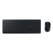 Microsoft Desktop 900 Wireless Keyboard and Mouse Combo, 2.4 GHz Frequency/ ft Wireless Range, Black (PT300001)